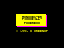 Opening screen