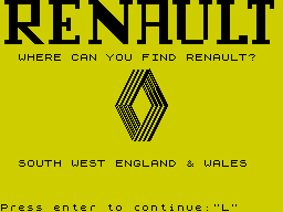 Running screen