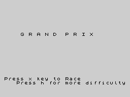 Opening screen