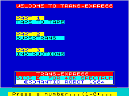 Running screen