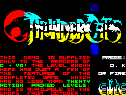 Opening screen
