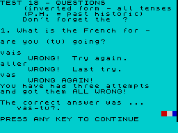 Running screen