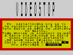 Opening screen