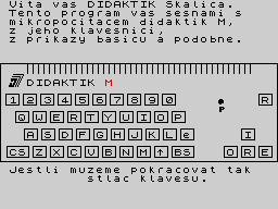Opening screen