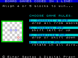 Opening screen