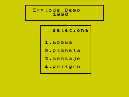 Opening screen