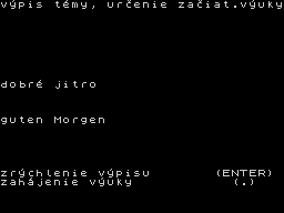 Running screen