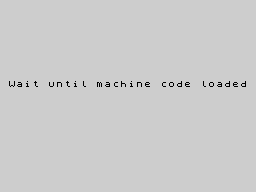 Loading screen