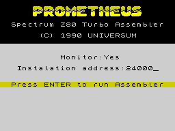 Opening screen