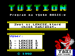 Opening screen