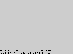 Running screen