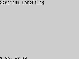 Running screen