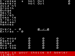 Running screen