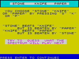 Opening screen