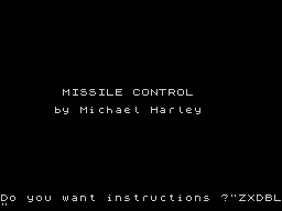 Opening screen
