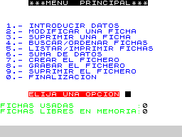 Opening screen