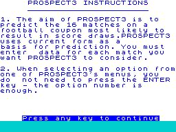 Running screen