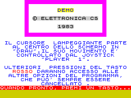 Opening screen