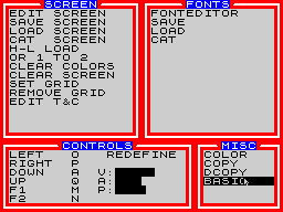 Running screen