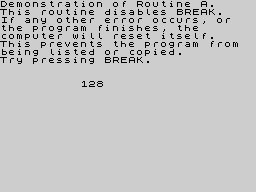 Running screen