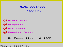 Opening screen