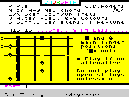 Opening screen