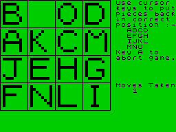 Running screen