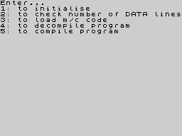 Opening screen
