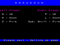 Opening screen