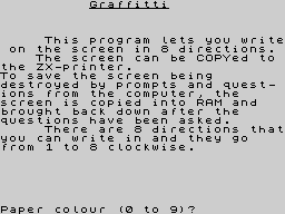 Opening screen