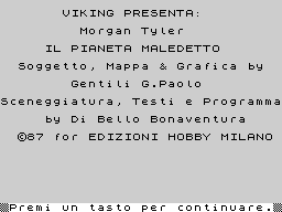 Opening screen