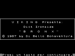 Opening screen