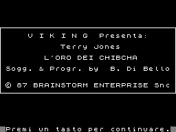 Opening screen