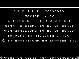 Opening screen