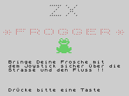 Opening screen