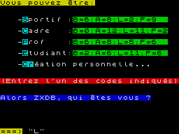 Running screen