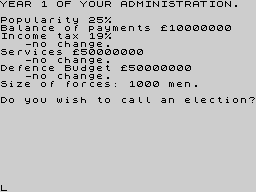 Running screen