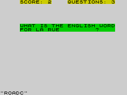 Running screen