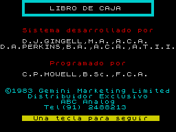 Opening screen
