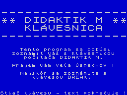 Opening screen