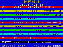 Opening screen