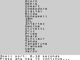 Running screen
