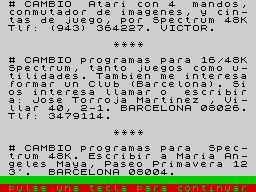 Running screen