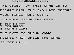 Running screen