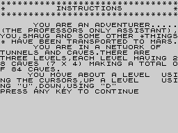 Running screen