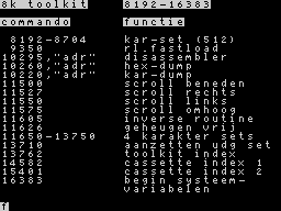 Running screen
