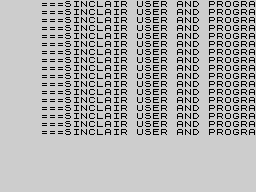 Running screen