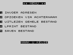 Running screen