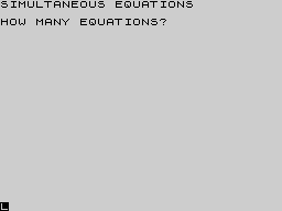 Running screen