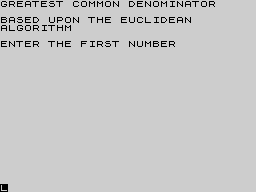 Running screen